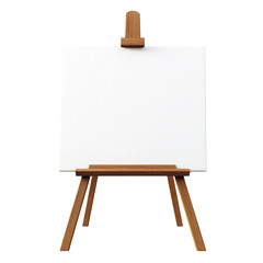 Art Canvas Display on transparent background