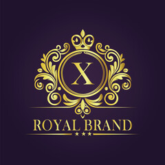 luxury gold logo concept
