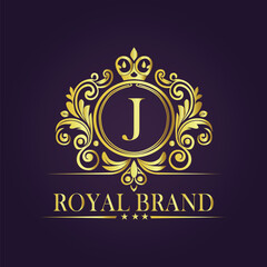 luxury gold logo concept