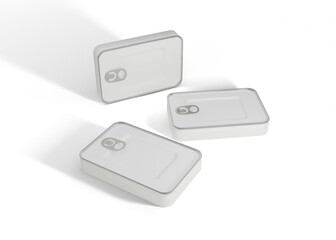 Fototapeta premium Sardine Can with Pull Tab Mockup