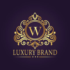 luxury gold logo concept