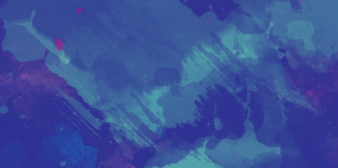 blue and green abstract fractal background 3d rendering illustration. Art wallpaper. Digital canvas. Painted texture. Multicolor brush strokes. marbled grunge and gradient blue green colors .