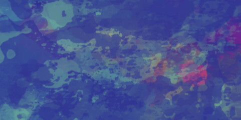 blue and green abstract fractal background 3d rendering illustration. Art wallpaper. Digital canvas. Painted texture. Multicolor brush strokes. marbled grunge and gradient blue green colors .