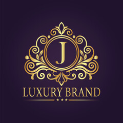 luxury gold logo concept