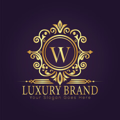 luxury gold logo concept