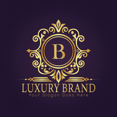 luxury gold logo concept