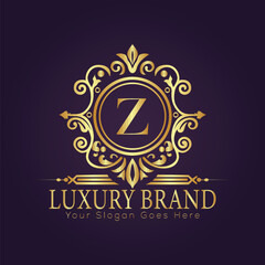 luxury gold logo concept