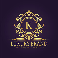 luxury gold logo concept