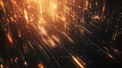 A Luminous Cascade of Digital Information