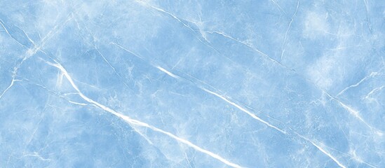 Serene light blue marble texture background with elegant veining patterns