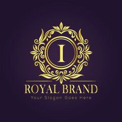 luxury gold logo concept