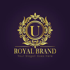 luxury gold logo concept