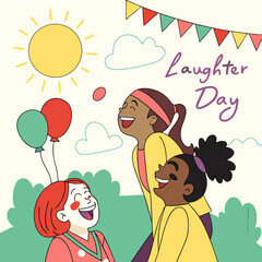 World Laughter Day was established in 1998 and the first celebration was on 10 May 1998, in Mumbai, India, arranged by Dr. Madan Kataria, founder of the worldwide Laughter Yoga movement. The day is no