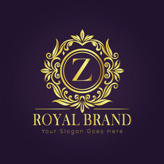 luxury gold logo concept