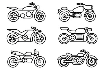 roadrider fx line art fast highway biker