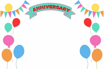 ANNIVERSARY card, copyspace for your design, text, idea, unique and creative design, appreciation and believe 