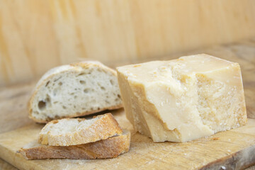 bread and parmesan