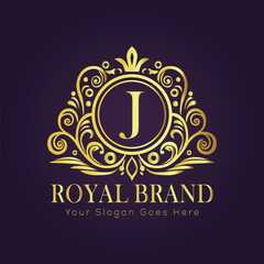 luxury gold logo concept