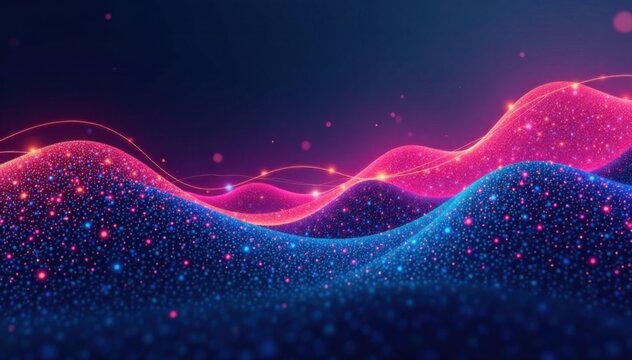 Geometric business lines wave abstract design with subtle gradient effect, conveying professionalism and modernity , wave pattern, business background