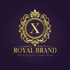 luxury gold logo concept