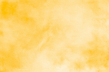 Abstract yellow watercolor background
