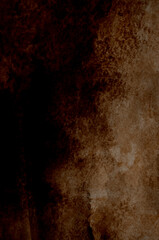 Brown watercolor on paper background