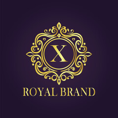 luxury gold logo concept