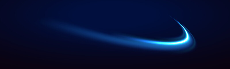 A glowing blue circle floats above a dark background. The light pulses gently, creating a calming and mysterious atmosphere. Ideal for digital or sci-fi interfaces. 