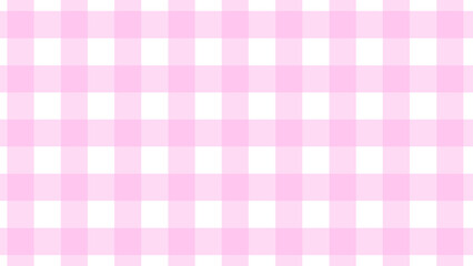ギンガムチェックピンク