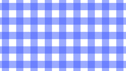 ギンガムチェック青