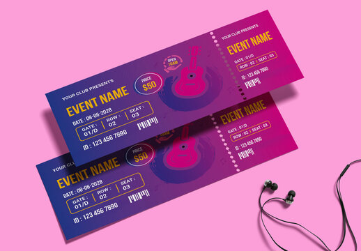 Creative Event Ticket Design