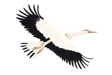 Obraz premium Abstract black and white dynamic shapes