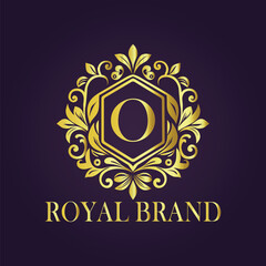 luxury gold logo concept