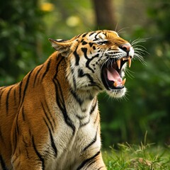 Naklejka premium portrait of a tiger