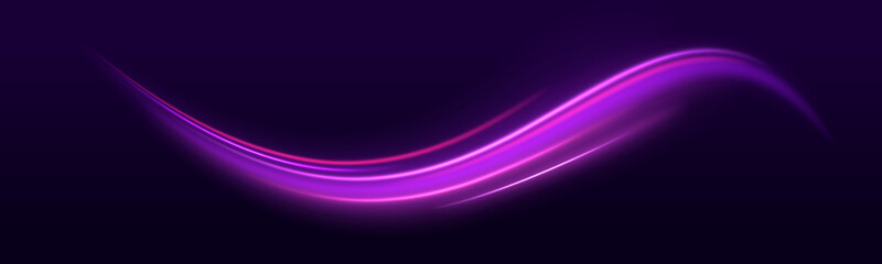 Futuristic light trails move like arrows in space, with glowing tips and flowing lines. The composition blends precision and chaos. Use in data, cyber, or high-speed concepts.