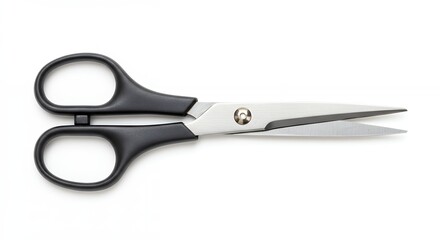 Obraz premium Black handled scissors for crafting and everyday use