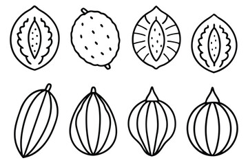 salak line art abstract geometric shapes creative illustration