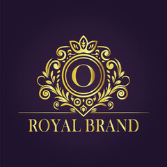 luxury gold logo concept