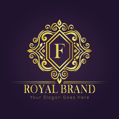 luxury gold logo concept