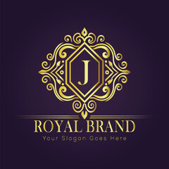 luxury gold logo concept