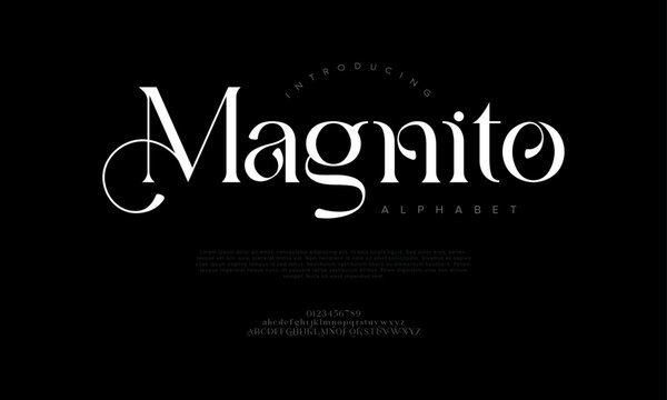 Modern Classy Serif Font Vector with Unique Swash for Branding Design