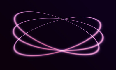 A tunnel of light curves into infinity. Neon blue lines twist in a spiral, glowing with motion. Ideal for high-tech backgrounds.