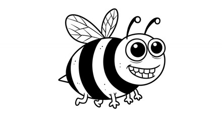 Cartoon bee illustration