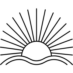 sun and flower