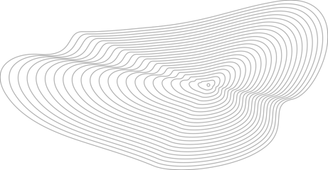 Circle white liquid shape with blend line. Technology concept design