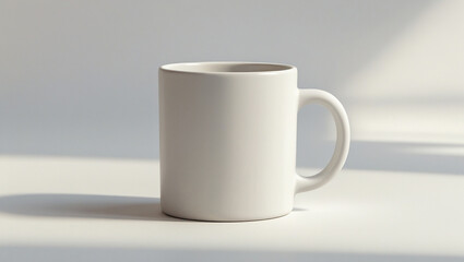Obraz premium Minimal White Coffee Mug