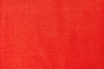 Red Fabric Texture Background.