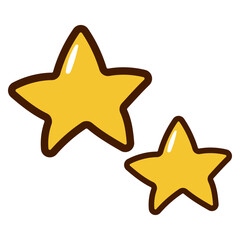 Gold Doodle Star
