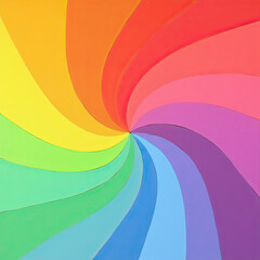 Rainbow Swirl Background Colorful Spiral Texture