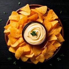 Chips with Dip Sauce